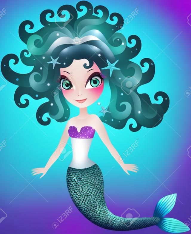 Mermaid cartone animato