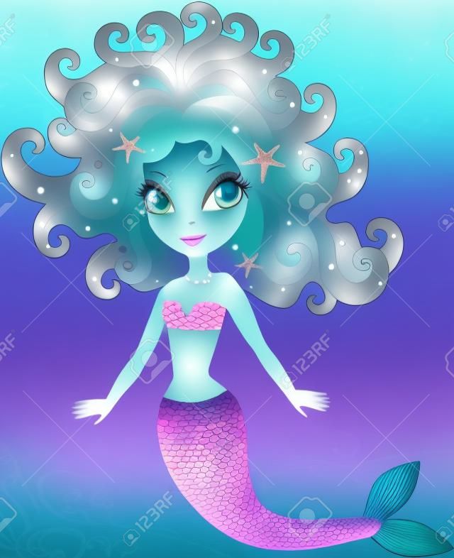 Mermaid cartone animato