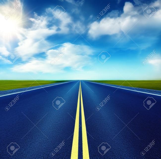 蓝天——无尽的高速公路