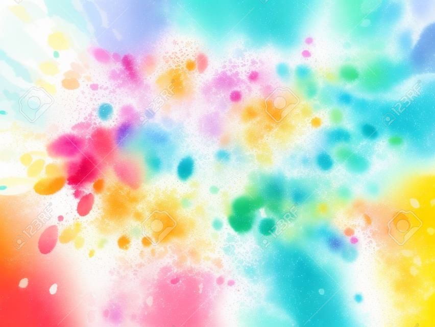 Astratto sfondo colorato Splash acquerello sfondo illustrazione