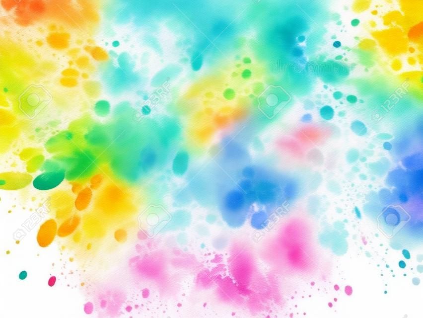 Abstract colorful background  Splash watercolor background illustration