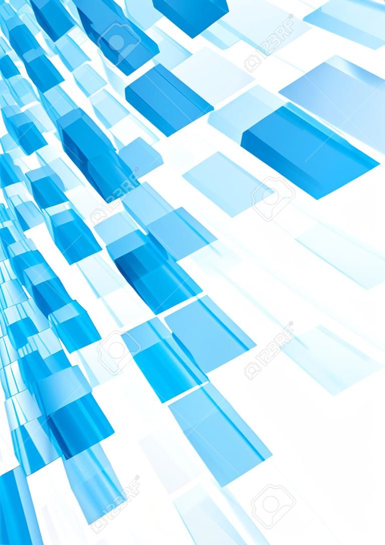 Abstract blue background design (format A4 design vertical page de couverture, CMJN)