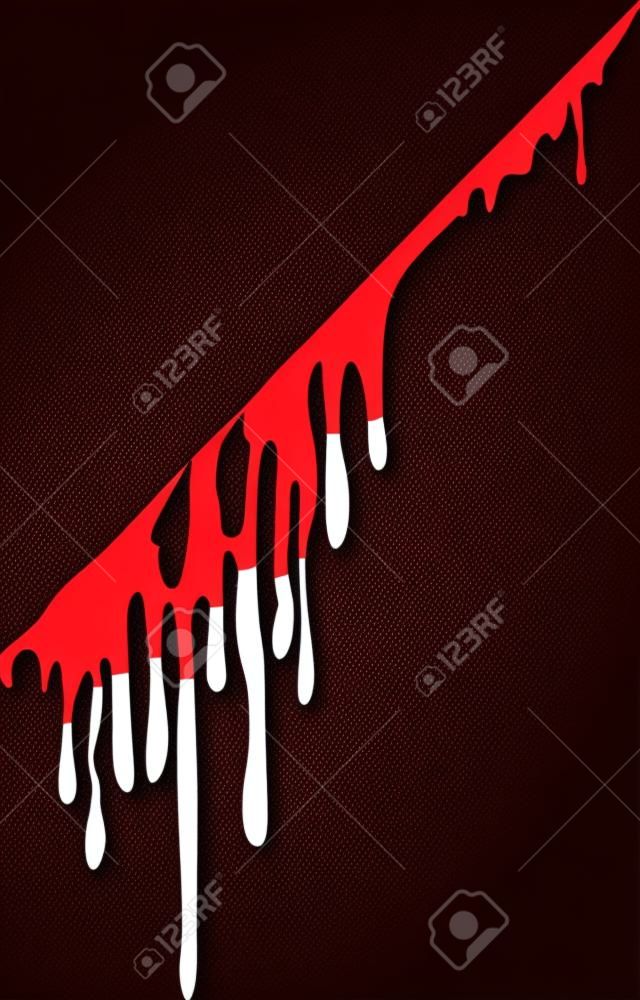 dripping blood vector