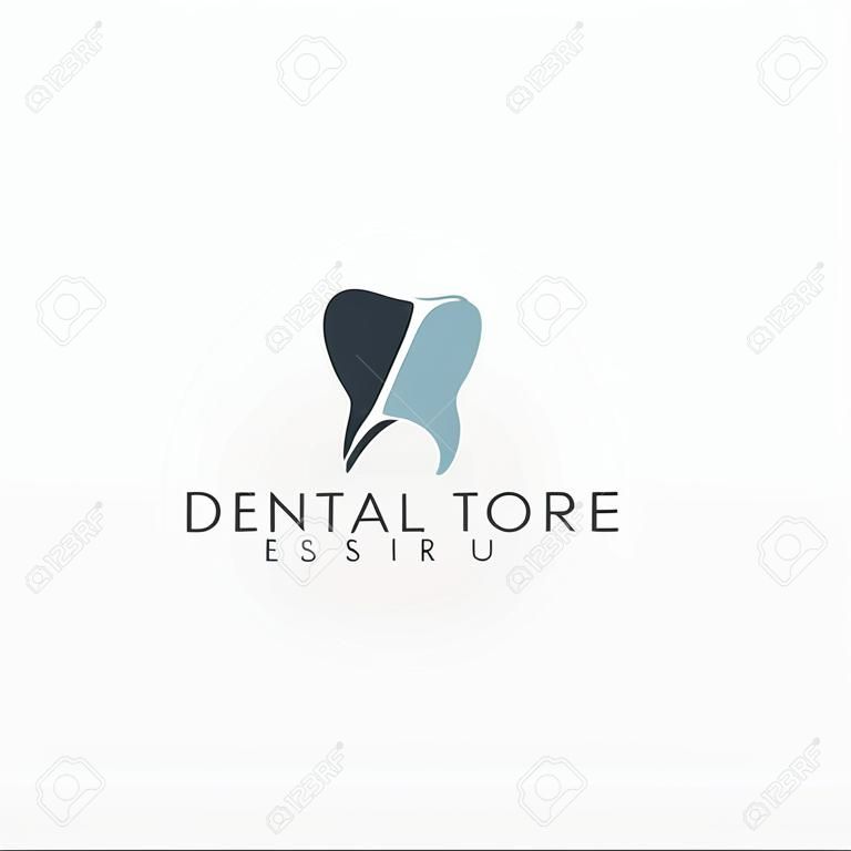 レターA歯科歯のロゴデザイン