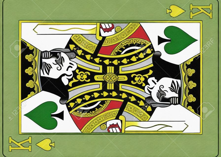 Re di picche di carte da gioco