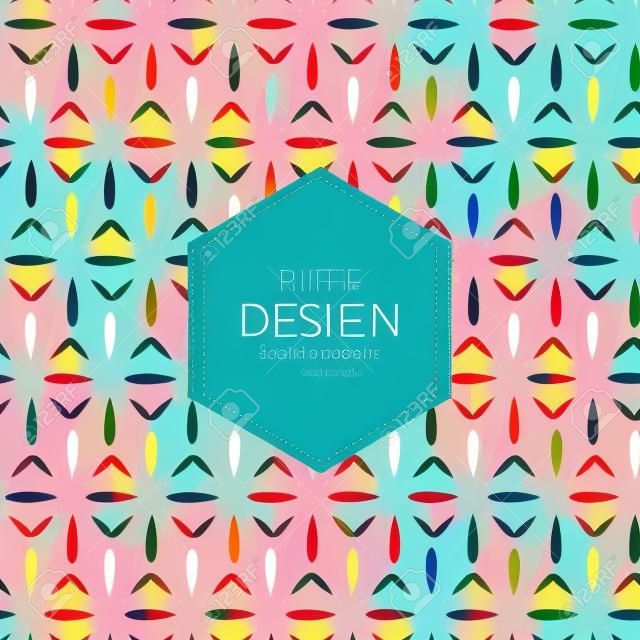cute colored shapes pattern