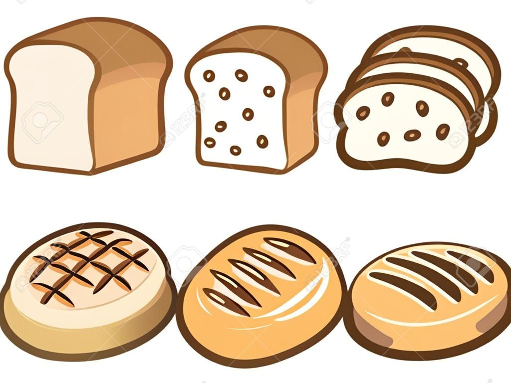 set of bread icon