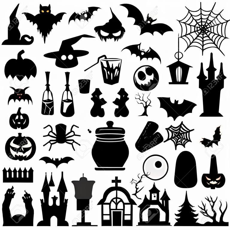 Halloween icon collection - vector illustration