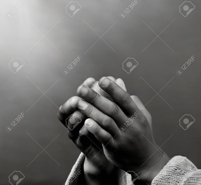 praying to god with people stock image stock photo