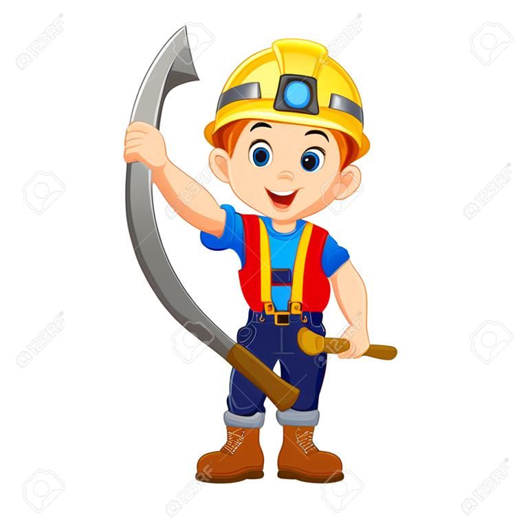 miners boy cartoon
