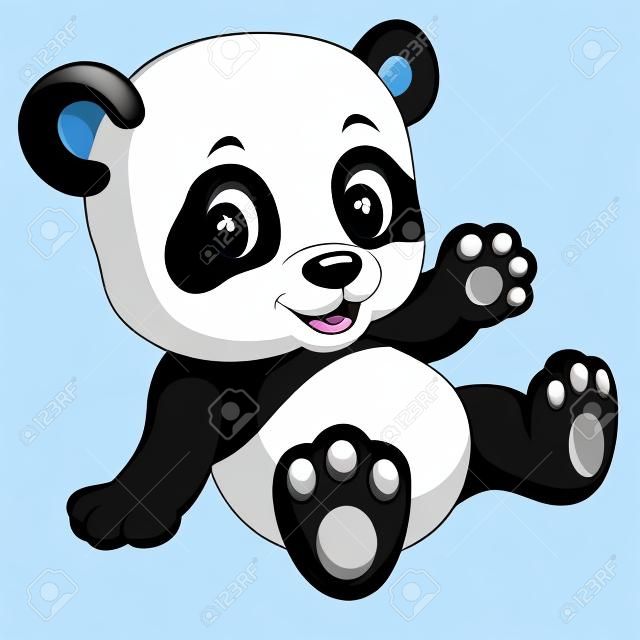 bande dessinée mignonne de panda