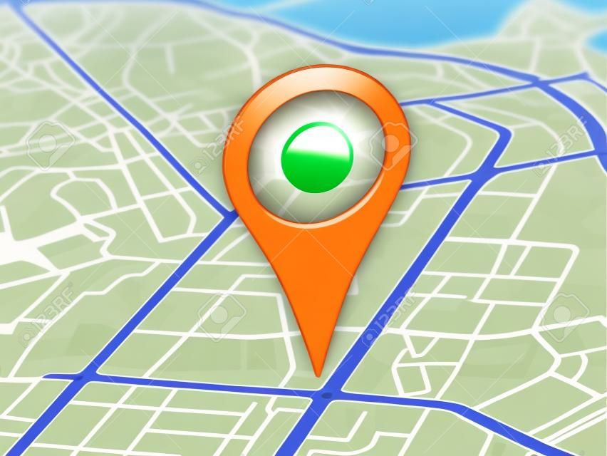 icono de mapa de localización