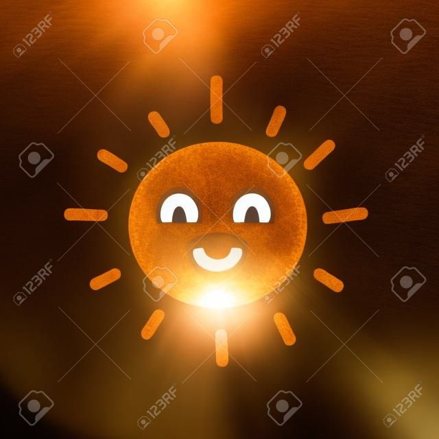The sun and the smiling face