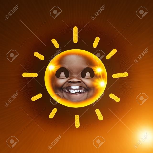 The sun and the smiling face