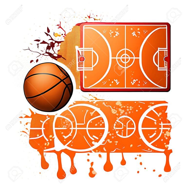basketball sport design elements