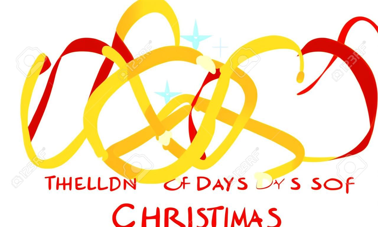 Ein Lieblingsfeiertag song, Die tweleve Tage von Weihnachten. Der fünfte Tag, fünf goldene Ringe.