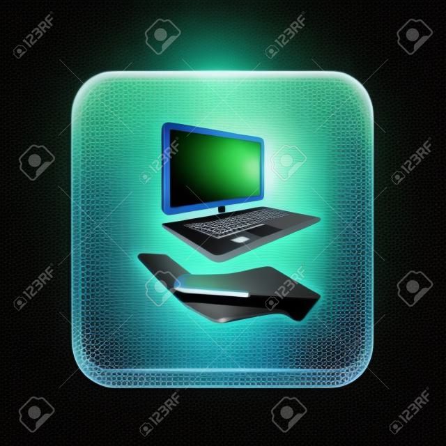 Pictograph of computer