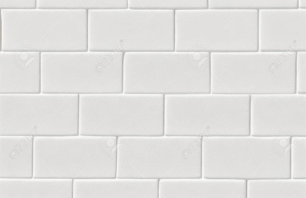 pintado de blanco muro de bloques de hormigón de textura de fondo