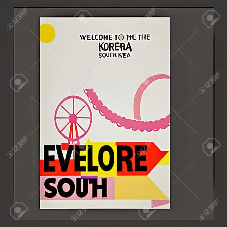 Welcome to The Everland South Korea Yongin, South Korea Explore, Travel Enjoy Poster Template