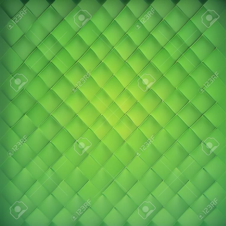 Vector green squares, abstract background
