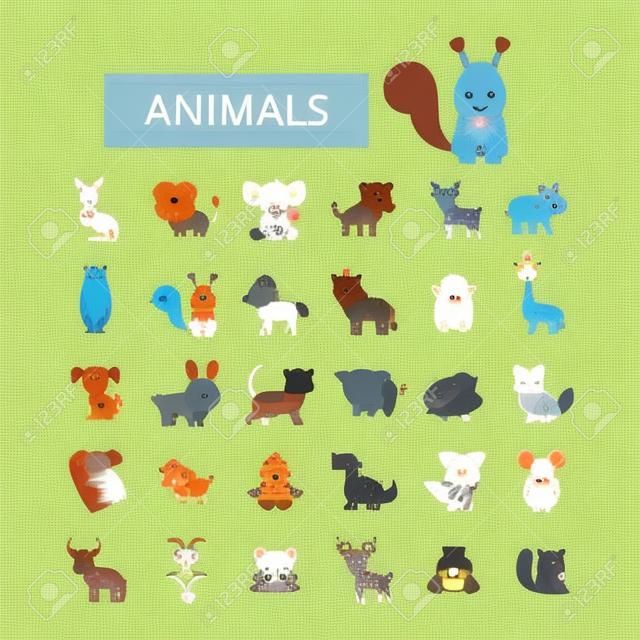 Leuke dieren illustratie.