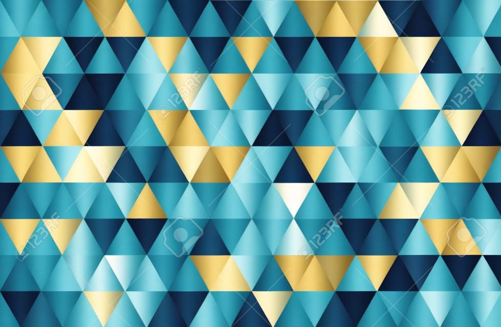 Vector Abstract bluecolor mosaic background for design brochure, website, flyer