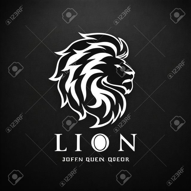 Lion logo design.
