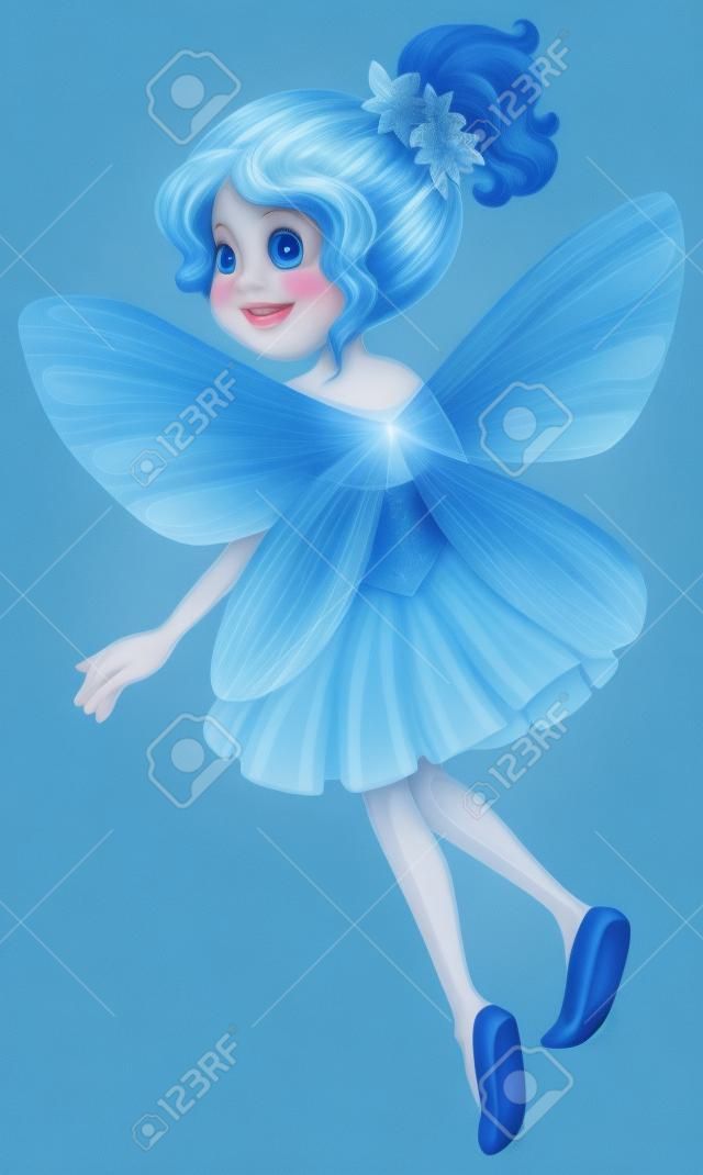 иллюстрация одной голубой феи