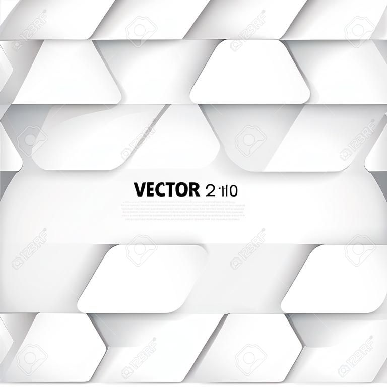 Vector design avec des triangles sur le gris