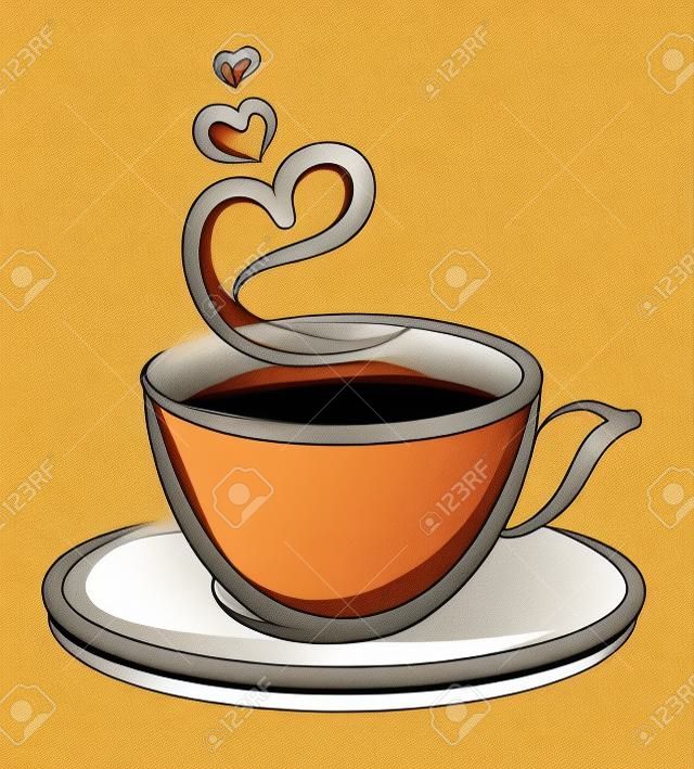 Ilustracja kawy