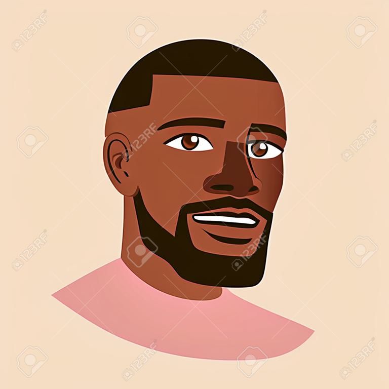 Isolated avatar of an american man Vector illustration