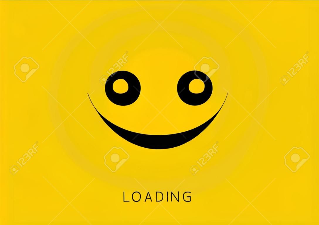 Loading icon - Smile Face, vector