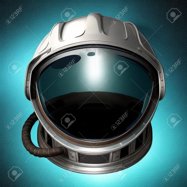 빈티지 우주 헬멧 개념