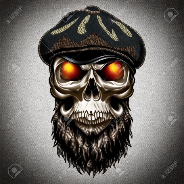 Skull in the tweed hat.
