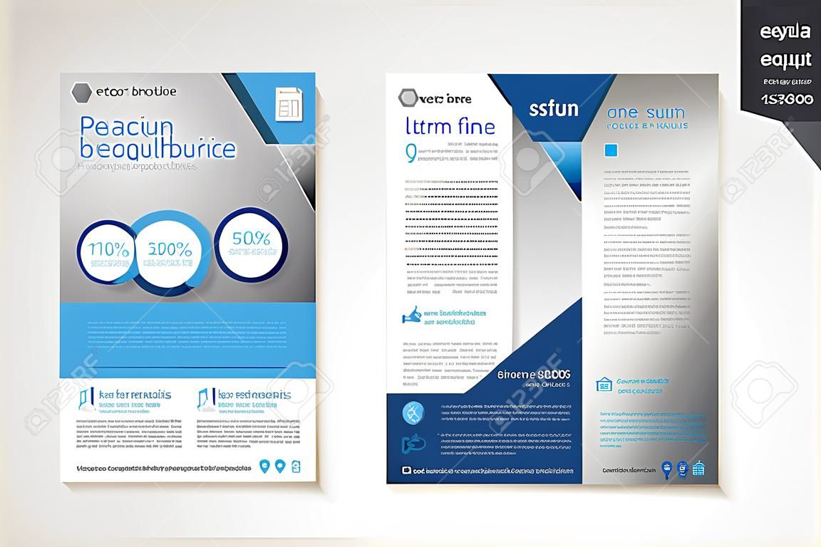 Vector Broschüre Flyer Design-Layout template.infographic