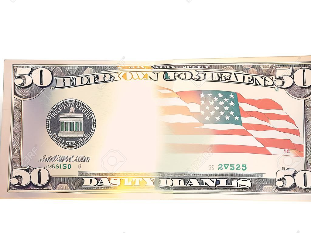 Fügen Sie Ihre eigenen Bilder ein leeres 50 US-Dollar Banknote (Asset Cash-Profit)