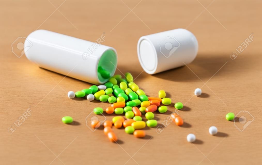 Contents of a vitamin capsule