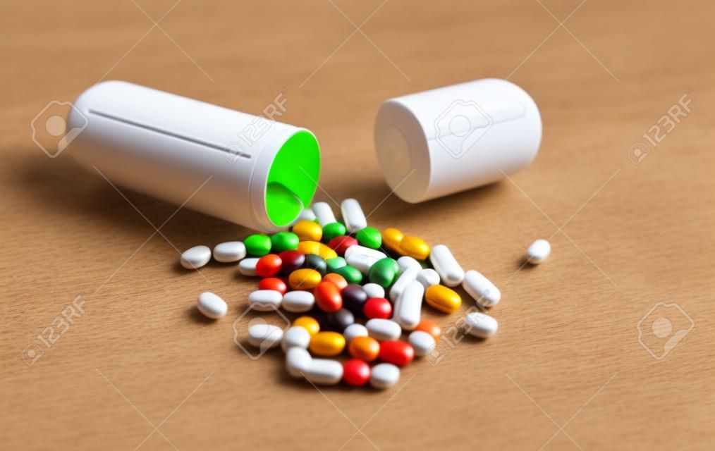 Contents of a vitamin capsule