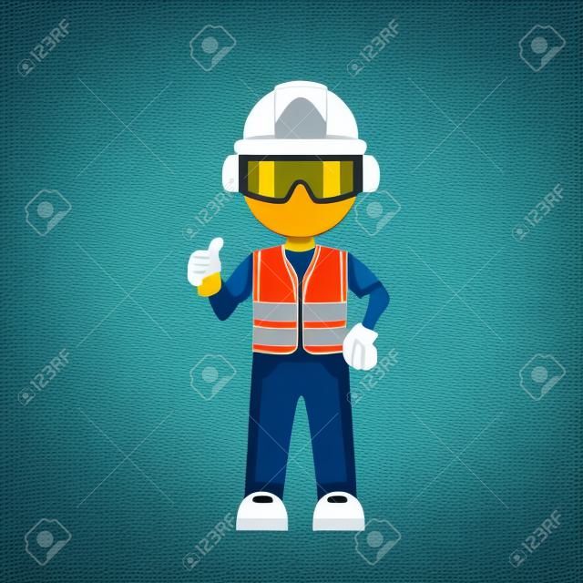 Vector design of personal protective equipment for work. Occupational Health and Safety