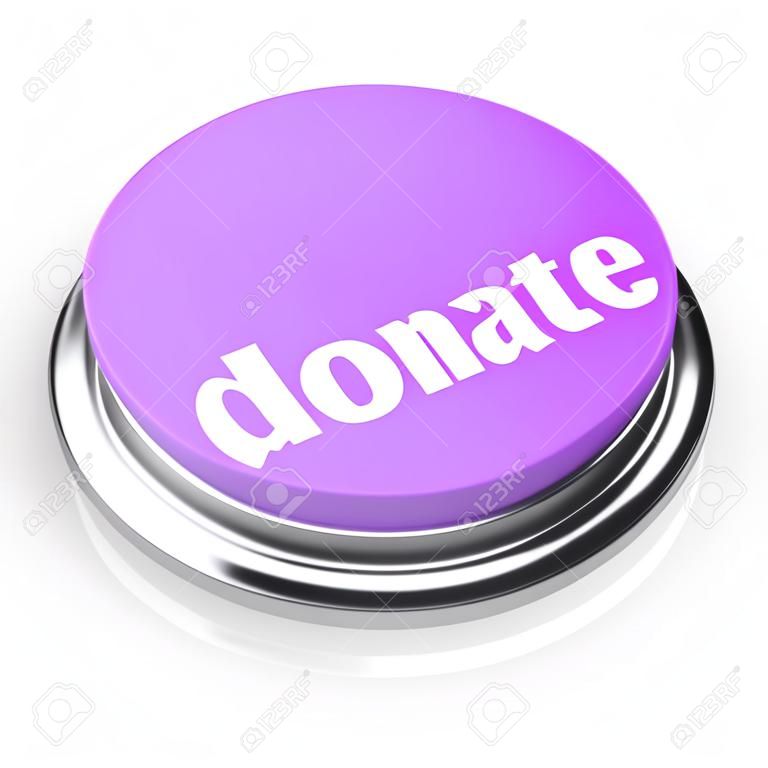 A purple button with the word Donate on it