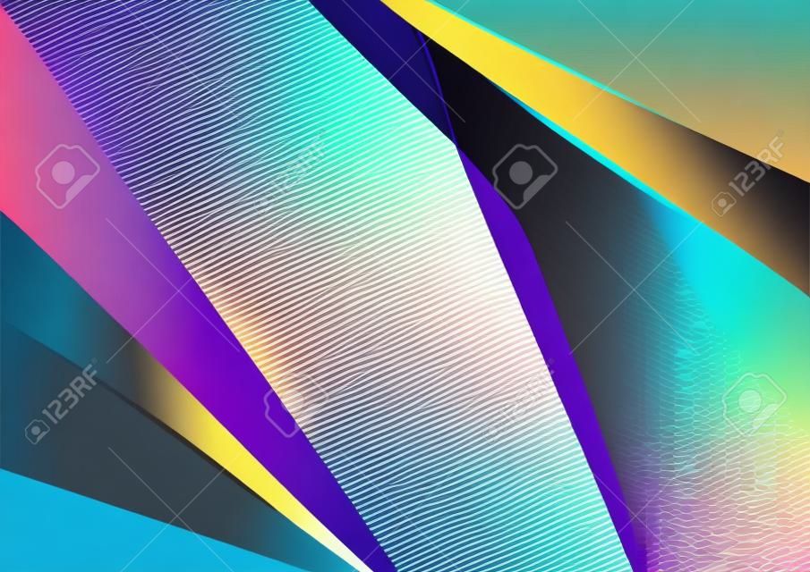 Geometric design from triangles and lines, creative concept, modern abstract background. Template for business brochure, flyer, leaflet, cover. Vector illustration
