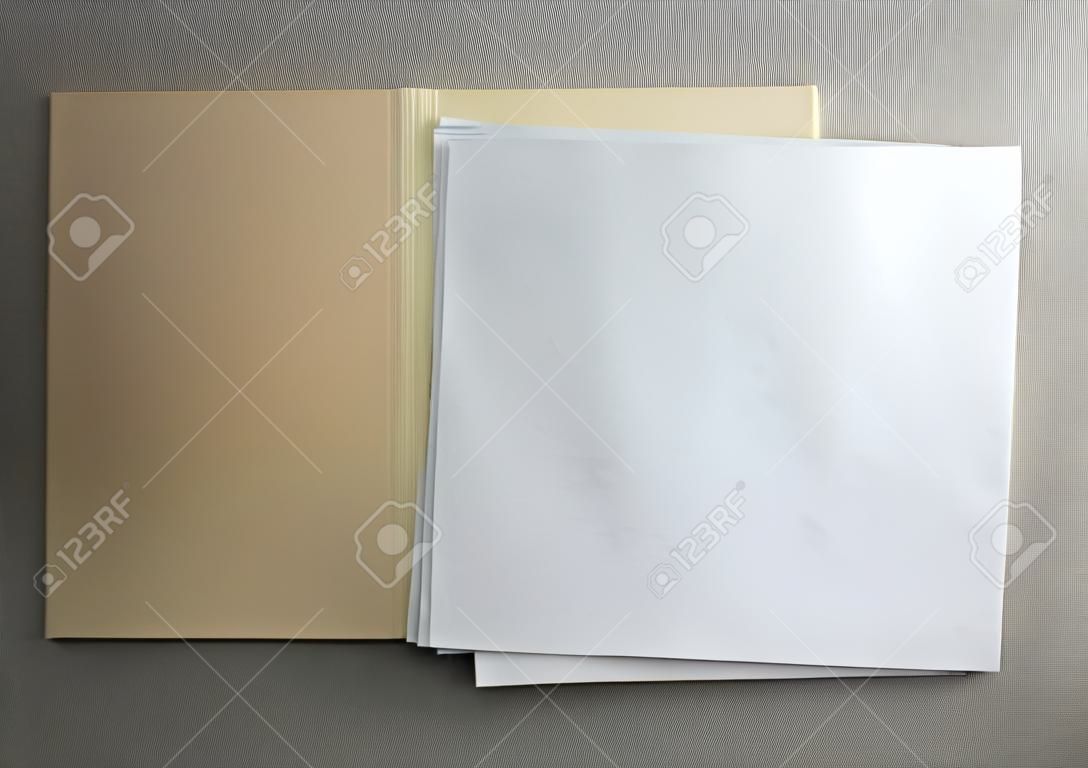 Manila file folder on background