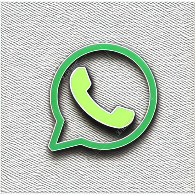 電話アイコン、Whatsappアイコンベクトル記号記号