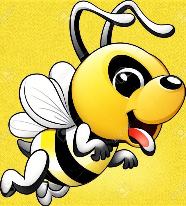 귀여운 꿀벌 만화