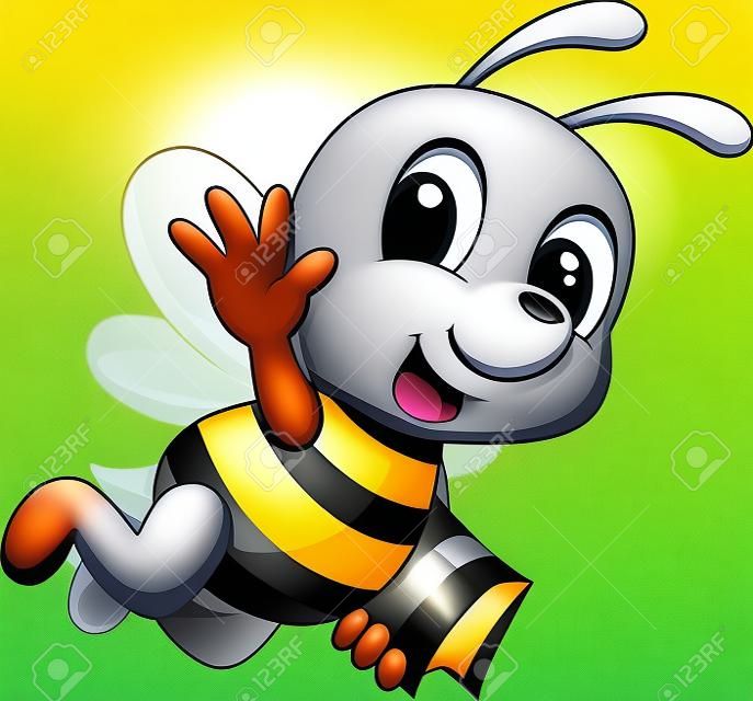 Cartoon de abelha bonito