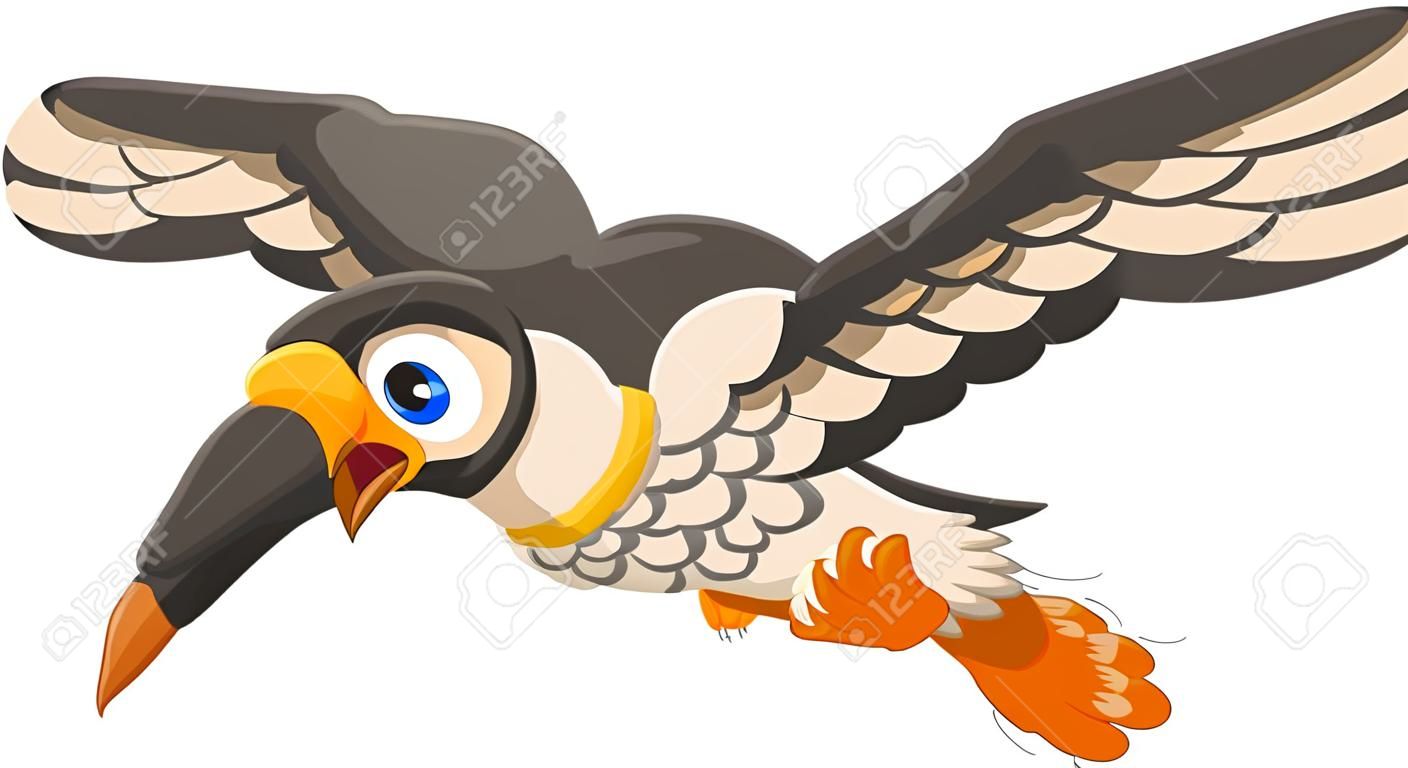 Falcon Cartoon fliegen