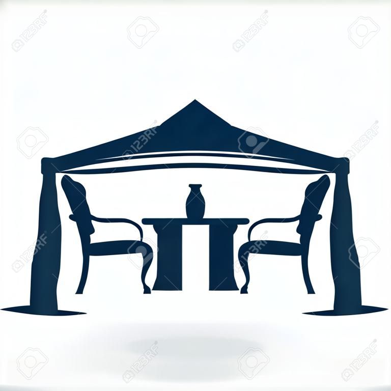 wedding or entertainment tent logo