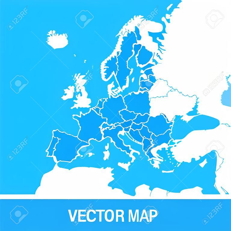 Európa Vector Térkép