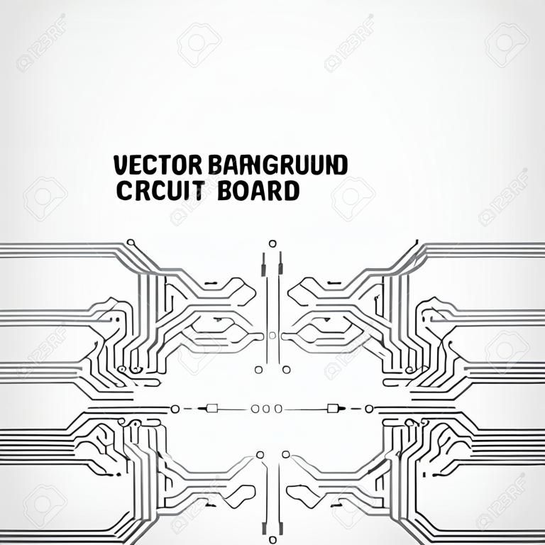 Vector sfondo astratto di tecnologie digitali del circuito