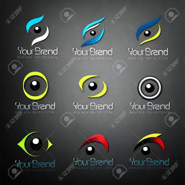 Eye logo vecteur